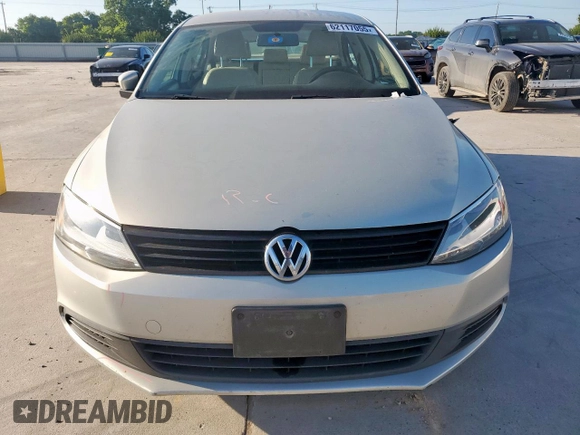 2012 Volkswagen Jetta SE with VIN 3VWDX7AJXCM341336, listed as a Copart auction lot 62117055 with 110,492 mi miles and Salvage title. Bid and sale history available at DreamBid. Image 5.