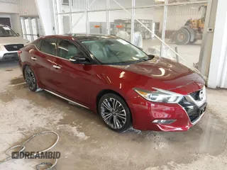 2016 Nissan Maxima 3.5 SV with VIN 1N4AA6APXGC445036, listed as a IAAI auction lot 41660079 with 119,287 mi miles. Bid and sale history available at carsss.com. Image 1.