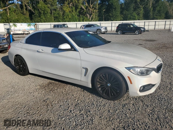2014 BMW 4 Series 428i with VIN WBA3V7C58EP770621, listed as a Copart auction lot 72021844 with 61,475 mi miles and Salvage Title. Bid and sale history available at DreamBid. Image 4.