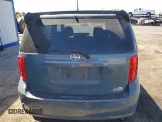 2008 Scion xB with VIN JTLKE50EX81010905, listed as a Copart auction lot 55611435 with 186,998 mi miles and Clean Title. Bid and sale history available at carsss.com. Image 6.