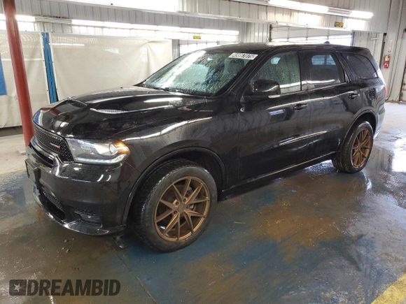 2018 Dodge Durango GT z VIN 1C4RDJDG3JC461671, wystawiony jako Copart lot #49867075 z przebiegiem 84 799 mil mil oraz Czysty tytuł • Clean title. Historia ofert i sprzedaży dostępna na DreamBid. Obrazek 1.