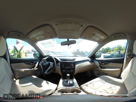 2016 Nissan Rogue SV with VIN KNMAT2MV2GP692275, listed as a IAAI auction lot 42171702 with 33,413 mi miles. Bid and sale history available at carsss.com. Image 18.