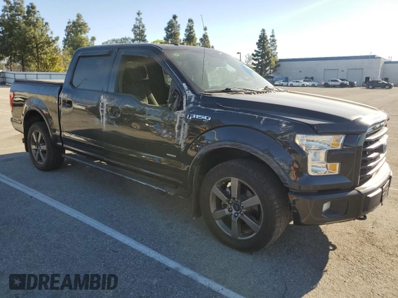 2015 Ford F-150 XLT with VIN 1FTEW1EP9FKE90564, listed as a Copart auction lot 50532105 with 123,494 mi miles and Salvage title. Bid and sale history available at DreamBid. Image 4.