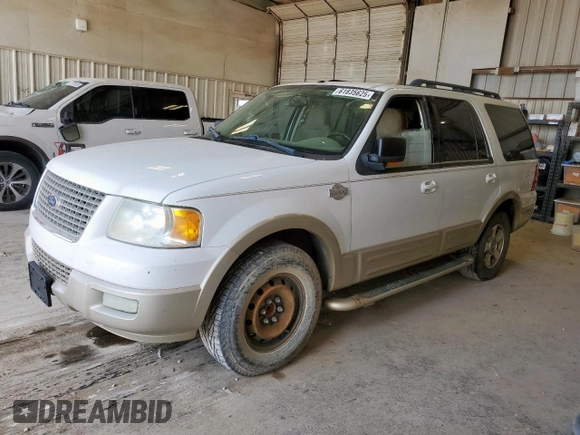 2005 Ford Expedition Eddie Bauer z VIN 1FMFU17525LA60417, wystawiony jako Copart lot #61835625 z przebiegiem 278 164 mil mil oraz Czysty tytuł • Clean title. Historia ofert i sprzedaży dostępna na DreamBid. Obrazek 1.