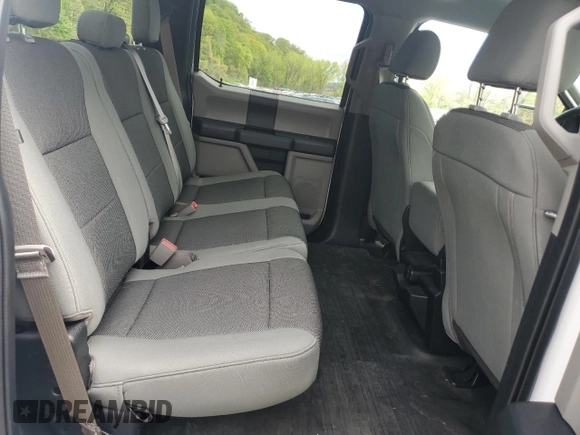 2019 Ford F-150 XL with VIN 1FTFW1E51KFC28124, listed as a Copart auction lot 54140585 with 14,881 mi miles and Salvage Title. Bid and sale history available at carsss.com. Image 10.