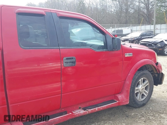 2005 Ford F-150 XLT with VIN 1FTPX12595FA94912, listed as a IAAI auction lot 41545152 with 374,589 mi miles. Bid and sale history available at carsss.com. Image 17.