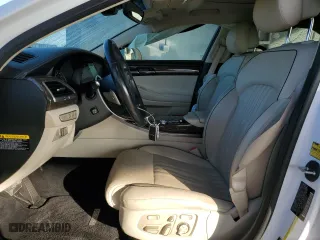 2019 Genesis G90 3.3T Premium with VIN KMTF34JA0KU054699, listed as a Copart auction lot 88333005 with 44,582 mi miles and Non Repairable. Bid and sale history available at carsss.com. Image 7.