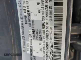 2025 Mazda 3 S Carbon Edition with VIN 3MZBPBCM2SM455573, listed as a Copart auction lot 54517615 with 3,844 mi miles and Clean Title. Bid and sale history available at DreamBid. Image 12.