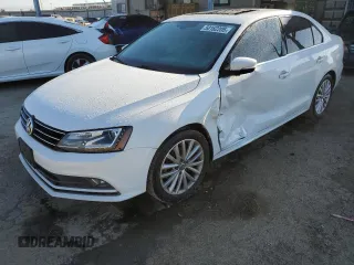 2016 Volkswagen Jetta Sedan 1.8T SEL with VIN 3VWL17AJ0GM326511, listed as a Copart auction lot 50162205 with 128,670 mi miles and Salvage Title. Bid and sale history available at carsss.com. Image 1.