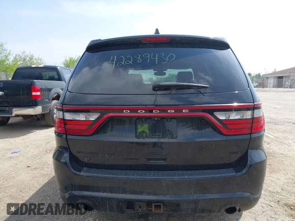 2018 Dodge Durango GT with VIN 1C4RDJDG5JC355352, listed as a IAAI auction lot 42289430 with 130,698 mi miles and . Bid and sale history available at DreamBid. Image 16.