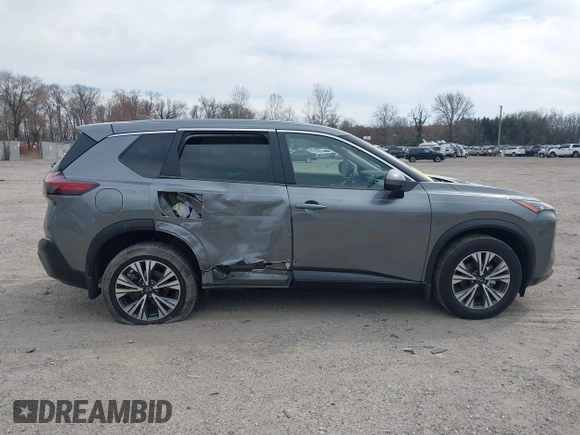 2023 Nissan Rogue SV with VIN JN8BT3BB4PW476716, listed as a IAAI auction lot 41853683 with 36,630 mi miles. Bid and sale history available at carsss.com. Image 13.