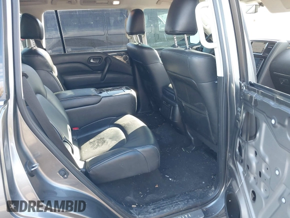 2020 Infiniti QX80 Luxe with VIN JN8AZ2NE5L9253264, listed as a IAAI auction lot 41012767 with 106,672 mi miles and . Bid and sale history available at DreamBid. Image 8.
