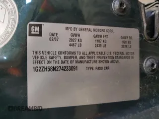 2007 Pontiac G6 GT with VIN 1G2ZH58N274233091, listed as a Copart auction lot 48046915 with 145,954 mi miles and Salvage Title. Bid and sale history available at DreamBid. Image 14.