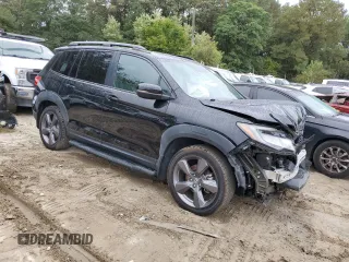 2019 Honda Passport Touring z VIN 5FNYF7H96KB000201, wystawiony jako Copart lot #73759134 z przebiegiem Nie podano mil oraz Szkoda całkowita • Salvage title. Historia ofert i sprzedaży dostępna na DreamBid. Obrazek 4.