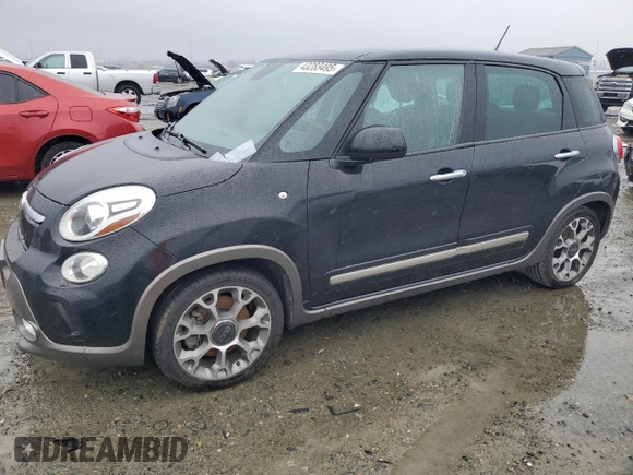2014 FIAT 500L Trekking with VIN ZFBCFADH5EZ004813, listed as a Copart auction lot 43283495 with 184,984 mi miles and Clean Title. Bid and sale history available at DreamBid. Image 1.