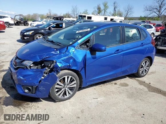 2017 Honda Fit EX with VIN JHMGK5H74HS006972, listed as a Copart auction lot 52148425 with 79,289 mi miles and Salvage Title. Bid and sale history available at carsss.com. Image 1.