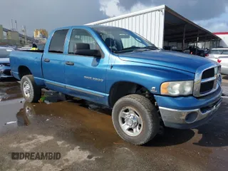 2005 Dodge 2500 SLT with VIN 3D7KS28C35G794496, listed as a IAAI auction lot 41817155 with 289,948 mi miles. Bid and sale history available at carsss.com. Image 1.