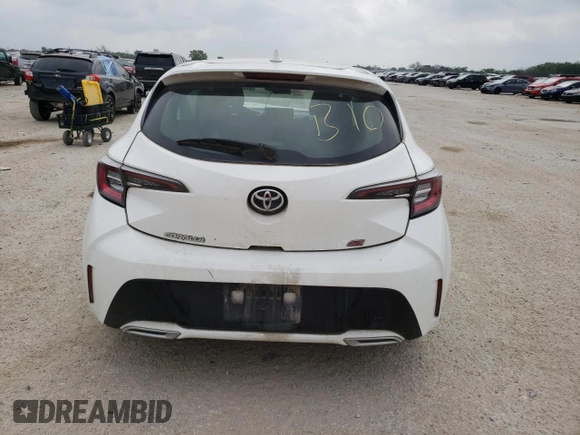 2021 Toyota Corolla Hatchback SE with VIN JTND4MBE1M3142847, listed as a Copart auction lot 51584914 with 55,548 mi miles and Salvage Title. Bid and sale history available at carsss.com. Image 6.