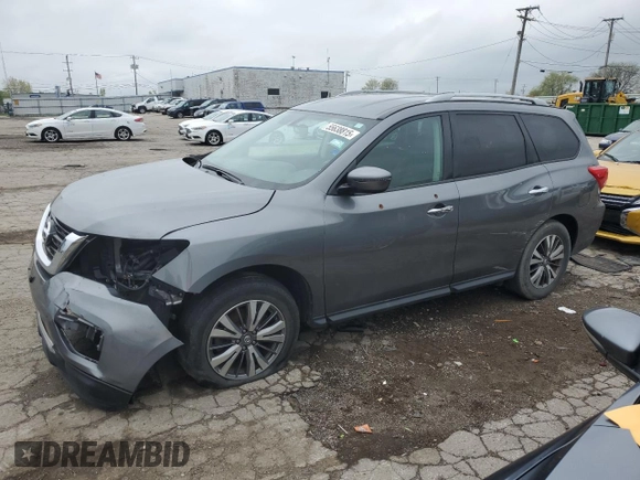 2020 Nissan Pathfinder SV with VIN 5N1DR2BM3LC597789, listed as a Copart auction lot 55638815 with 91,064 mi miles and Clean title. Bid and sale history available at DreamBid. Image 1.