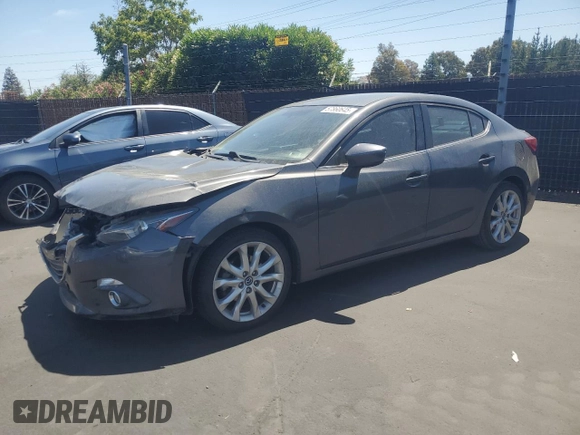2014 Mazda 3 S Touring with VIN JM1BM1V39E1145478, listed as a Copart auction lot 57860645 with 55,322 mi miles and Salvage title. Bid and sale history available at DreamBid. Image 1.