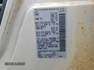 2015 Nissan Pathfinder Platinum with VIN 5N1AR2MN2FC622128, listed as a Copart auction lot 58955915 with Not provided miles and Salvage title. Bid and sale history available at DreamBid. Image 13.