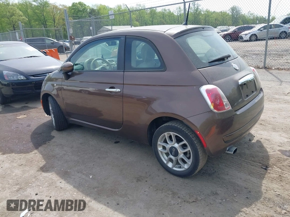 2013 FIAT 500 Pop with VIN 3C3CFFAR0DT513290, listed as a IAAI auction lot 42102648 with 107,573 mi miles and . Bid and sale history available at DreamBid. Image 3.