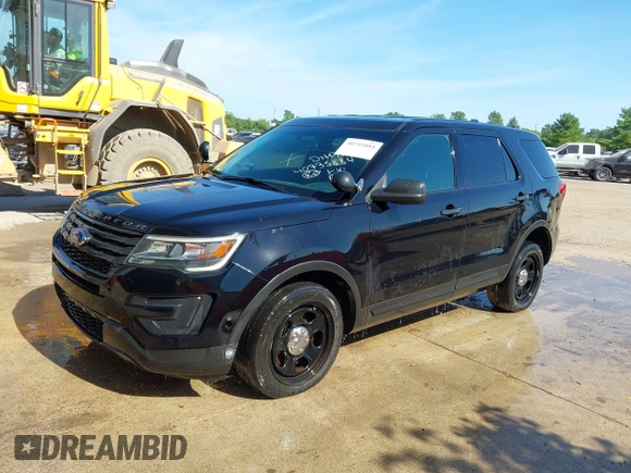 2017 Ford Police Interceptor Utility with VIN 1FM5K8AT9HGB55149, listed as a IAAI auction lot 40735884 with 76,648 mi miles and . Bid and sale history available at DreamBid. Image 17.