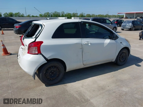 2007 Toyota Yaris with VIN JTDJT923875071287, listed as a IAAI auction lot 41996873 with 184,647 mi miles. Bid and sale history available at carsss.com. Image 4.