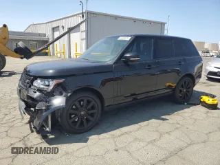 2015 Land Rover Range Rover HSE z VIN SALGS2VF4FA207942, wystawiony jako Copart lot #60699825 z przebiegiem 80 472 mil mil oraz Szkoda całkowita • Salvage title. Historia ofert i sprzedaży dostępna na DreamBid. Obrazek 1.