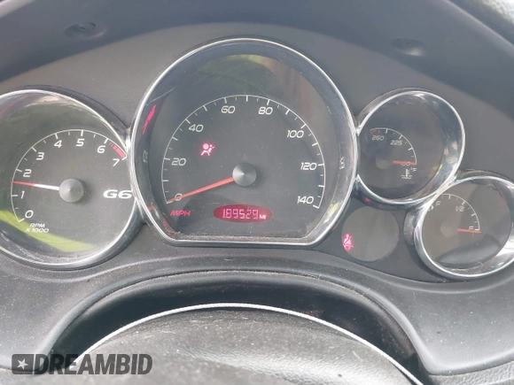 2007 Pontiac G6 G6 with VIN 1G2ZG58N074127631, listed as a IAAI auction lot 42516162 with 189,529 mi miles and . Bid and sale history available at DreamBid. Image 7.