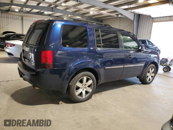 2013 Honda Pilot Touring with VIN 5FNYF4H92DB040292, listed as a Copart auction lot 66373005 with 191,692 mi miles and Clean title. Bid and sale history available at DreamBid. Image 3.
