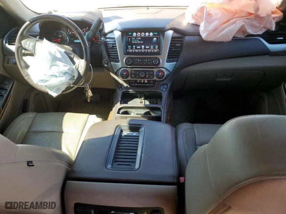 2017 Chevrolet Tahoe Premier with VIN 1GNSCCKC4HR330182, listed as a Copart auction lot 81810744 with 96,614 mi miles and Salvage Title. Bid and sale history available at carsss.com. Image 8.
