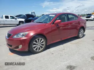 2008 Lexus IS 250 z VIN JTHCK262185017060, wystawiony jako Copart lot #57056985 z przebiegiem 122 692 mil mil oraz Szkoda całkowita • Salvage title. Historia ofert i sprzedaży dostępna na DreamBid. Obrazek 1.