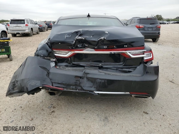 2019 Lincoln Continental Standard with VIN 1LN6L9PK1K5602565, listed as a Copart auction lot 82131704 with 55,406 mi miles and Salvage Title. Bid and sale history available at carsss.com. Image 6.