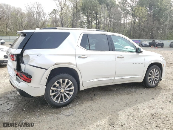 2023 Chevrolet Traverse Premier with VIN 1GNERKKW9PJ207541, listed as a Copart auction lot 49386285 with 17,409 mi miles and Salvage Title. Bid and sale history available at carsss.com. Image 3.