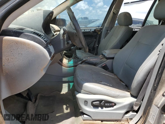 2005 BMW X5 3.0i with VIN 5UXFA13545LU48461, listed as a Copart auction lot 60874404 with 191,514 mi miles and Salvage Title. Bid and sale history available at carsss.com. Image 7.