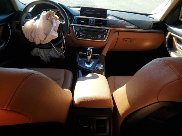 2015 BMW 3 Series 335i xDrive with VIN WBA3B9G52FNR94026, listed as a Copart auction lot 74839374 with 30,376 mi miles and Salvage Title. Bid and sale history available at carsss.com. Image 8.