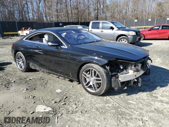2015 Mercedes-Benz S 550 with VIN WDDXJ8FB8FA000954, listed as a Copart auction lot 46428495 with 54,727 mi miles and Salvage Title. Bid and sale history available at carsss.com. Image 4.