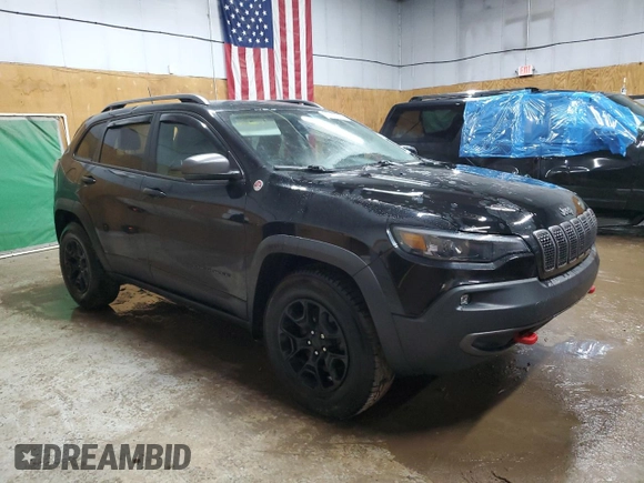 2019 Jeep Cherokee Trailhawk with VIN 1C4PJMBX1KD386047, listed as a Copart auction lot 52675855 with 62,514 mi miles and Clean Title. Bid and sale history available at DreamBid. Image 4.