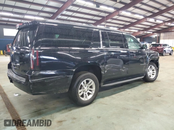 2017 Chevrolet Suburban LT with VIN 1GNSKHKC4HR185340, listed as a Copart auction lot 55830355 with 196,683 mi miles and Salvage Title. Bid and sale history available at DreamBid. Image 3.