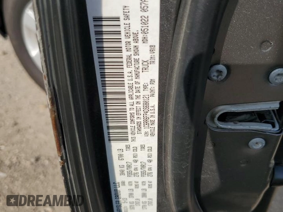 2013 Ram 1500 Tradesman z VIN 1C6RR6FP4DS680121, wystawiony jako Copart lot #54196345 z przebiegiem 145 132 mil mil oraz Szkoda całkowita • Salvage title. Historia ofert i sprzedaży dostępna na DreamBid. Obrazek 12.