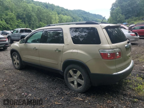 2010 GMC Acadia SLT1 with VIN 1GKLVMED1AJ168764, listed as a Copart auction lot 62559775 with 158,003 mi miles and Clean title. Bid and sale history available at DreamBid. Image 2.