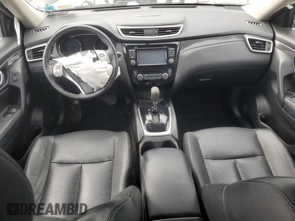 2016 Nissan Rogue S with VIN JN8AT2MVXGW144910, listed as a Copart auction lot 55214625 with 127,384 mi miles and Salvage Title. Bid and sale history available at DreamBid. Image 8.