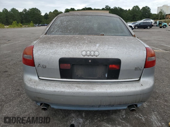 2002 Audi A6 3.0L with VIN WAULT64B42N127940, listed as a Copart auction lot 69907704 with 0 mi miles and Clean Title. Bid and sale history available at carsss.com. Image 6.