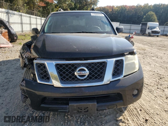 2009 Nissan Pathfinder LE with VIN 5N1AR18U59C617764, listed as a Copart auction lot 77522574 with 245,955 mi miles and Salvage Title. Bid and sale history available at carsss.com. Image 5.