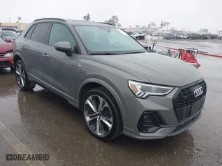 2022 Audi Q3 S line Premium Plus with VIN WA1EECF37N1144005, listed as a IAAI auction lot 41571541 with 32,719 mi miles. Bid and sale history available at carsss.com. Image 1.