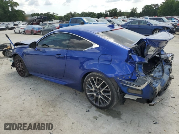 2016 Lexus RC 300 F Sport with VIN JTHSM5BCXG5002318, listed as a Copart auction lot 56561735 with 127,717 mi miles and Salvage title. Bid and sale history available at DreamBid. Image 2.
