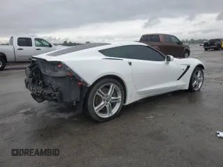 2017 Chevrolet Corvette 1LT with VIN 1G1YA2D77H5116807, listed as a Copart auction lot 55170335 with 94,591 mi miles and Salvage title. Bid and sale history available at DreamBid. Image 3.