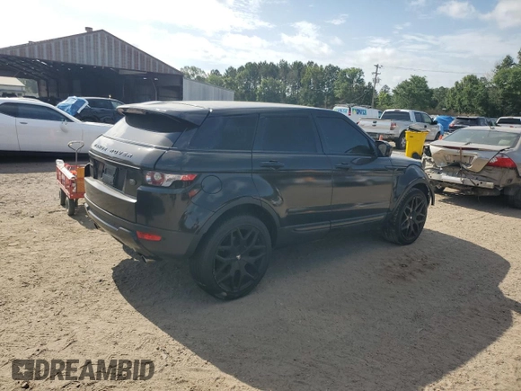 2012 Land Rover Range Rover Evoque Prestige Premium with VIN SALVV2BG7CH659558, listed as a Copart auction lot 57055965 with 117,008 mi miles and Salvage title. Bid and sale history available at DreamBid. Image 3.