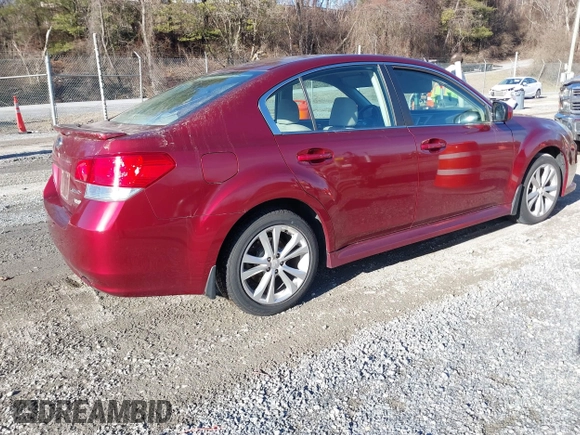 2013 Subaru Legacy Premium with VIN 4S3BMBC69D3016162, listed as a IAAI auction lot 41577442 with 201,548 mi miles and . Bid and sale history available at carsss.com. Image 4.